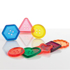 Edx Education Transparent Large Buttons in Mini Jar 13833J